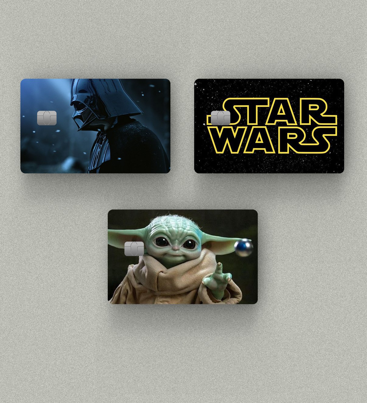 Star Wars 3'lü Set Kredi Kartı & Akbil Sticker Kaplama