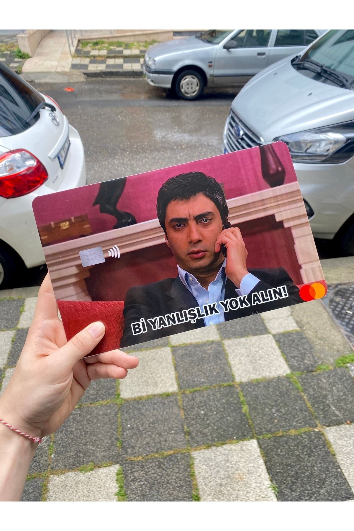 Polat Alemdar ''Bi Yanlışlık Yok'' Büyük Boy Dev Kredi Banka Kartı Kılıfı (18X29)