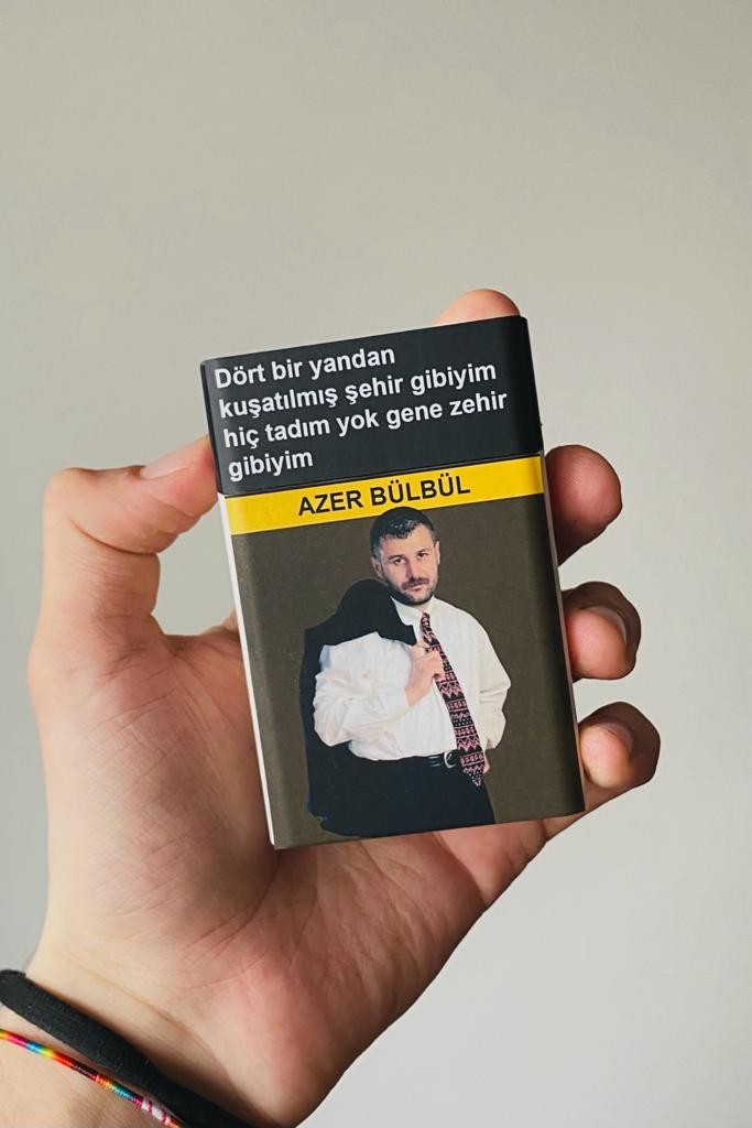 Azer Bülbül Dört Bir Yandan Plastik Sigara Tabakası Kutusu