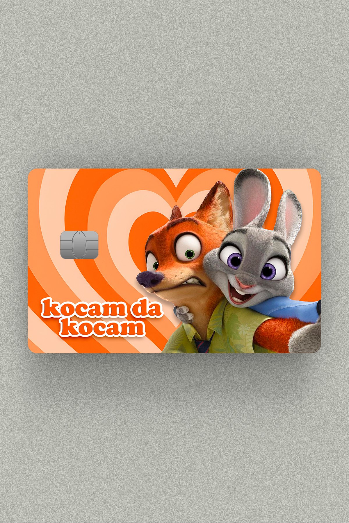 Zootropolis Kocam da Kocam Kredi Kartı, Akbil ve Kart Kaplama Stickerı