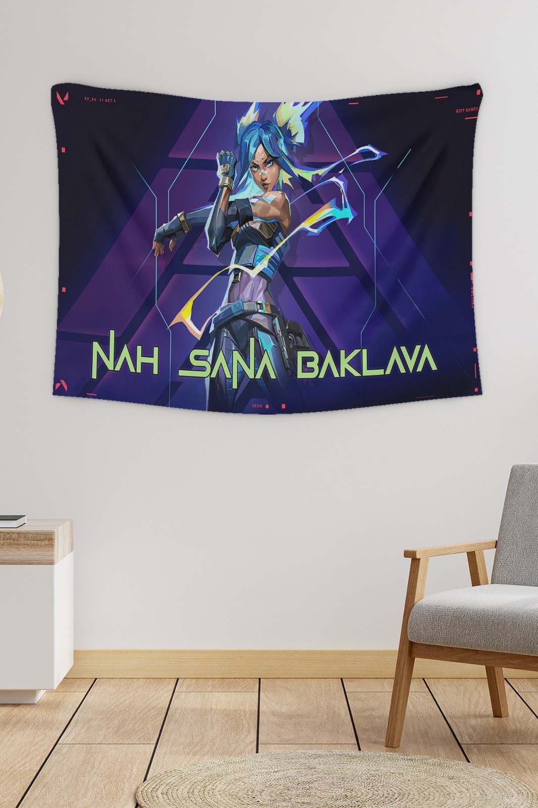 Neon Valo Duvar Halısı (70x100)