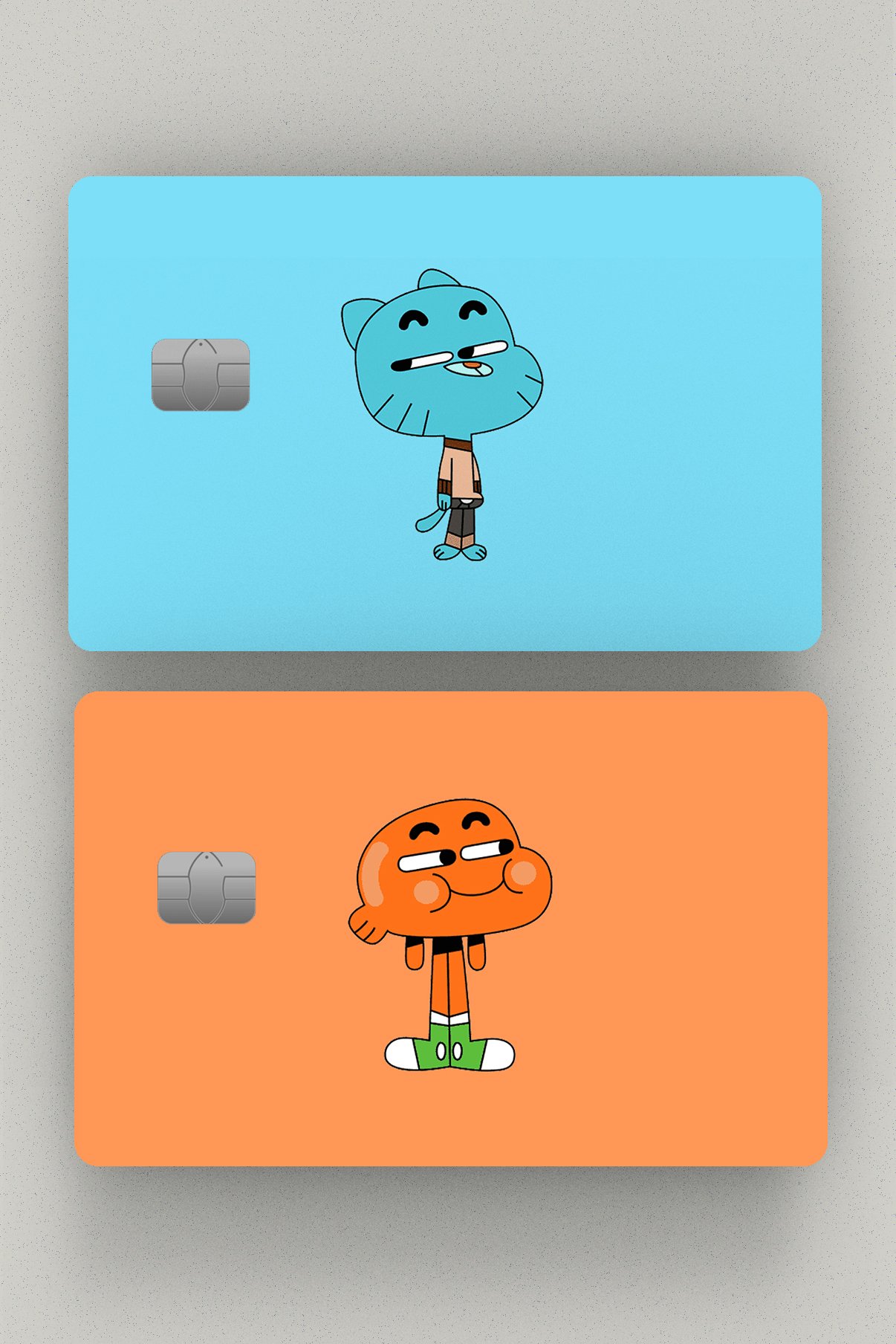 Gumball & Darwin 2'li Kredi Kartı & Akbil Sticker Kaplama