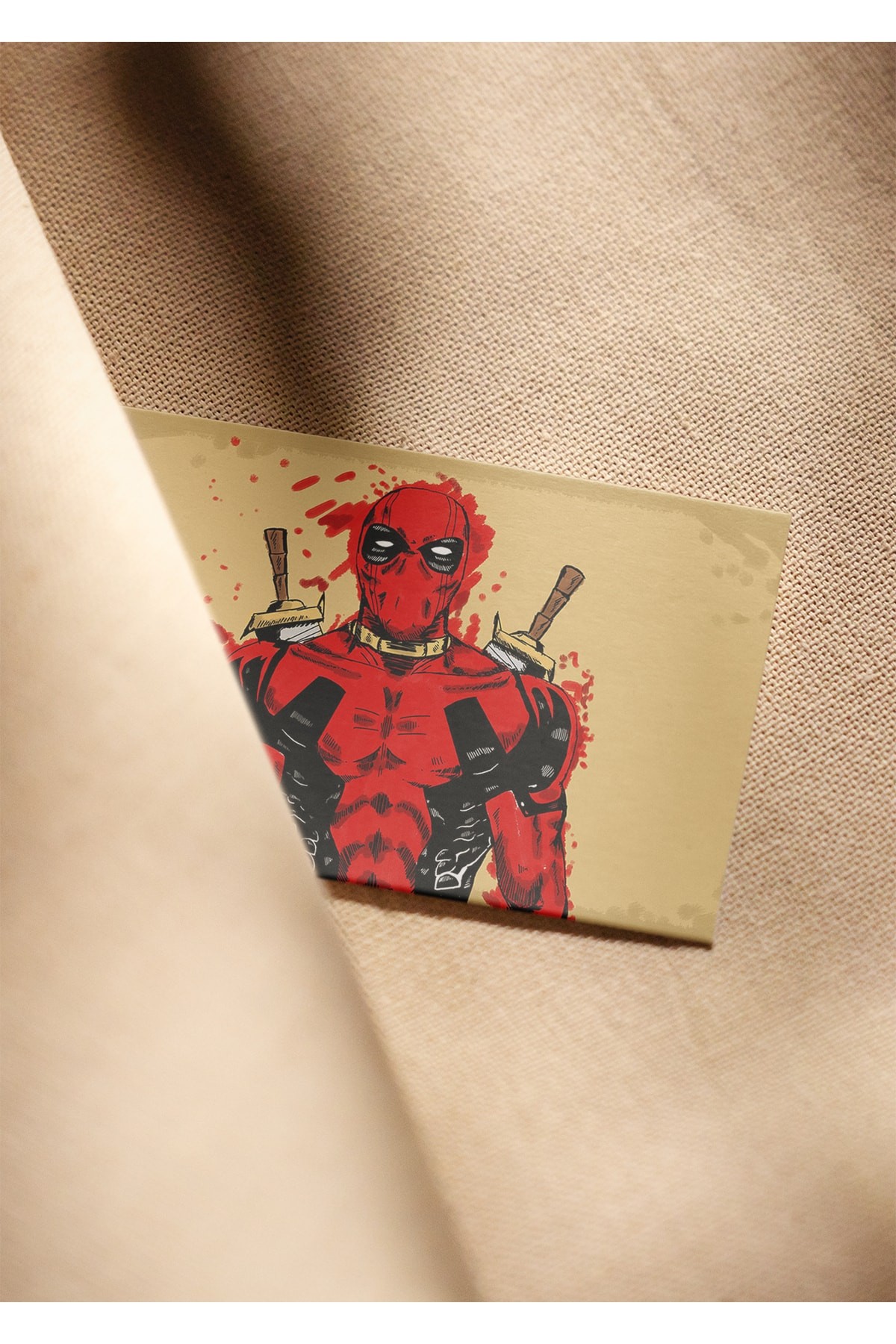 Deadpool Fotokart, Kartvizit, Telefon, Duvar Cüzdan Aksesuarı