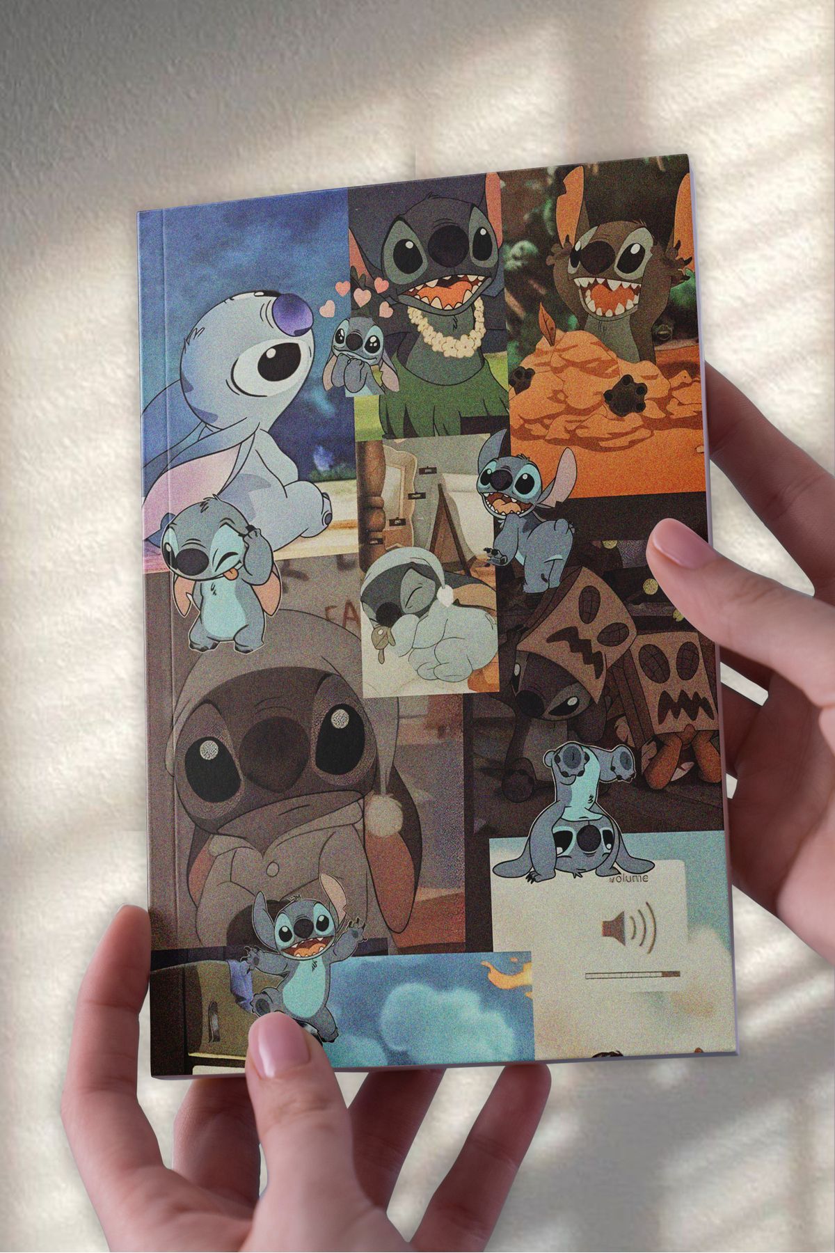 Stich Kolaj A5 Çizgisiz Günlük Hediyelik Günlük Defter (50 Sayfa)