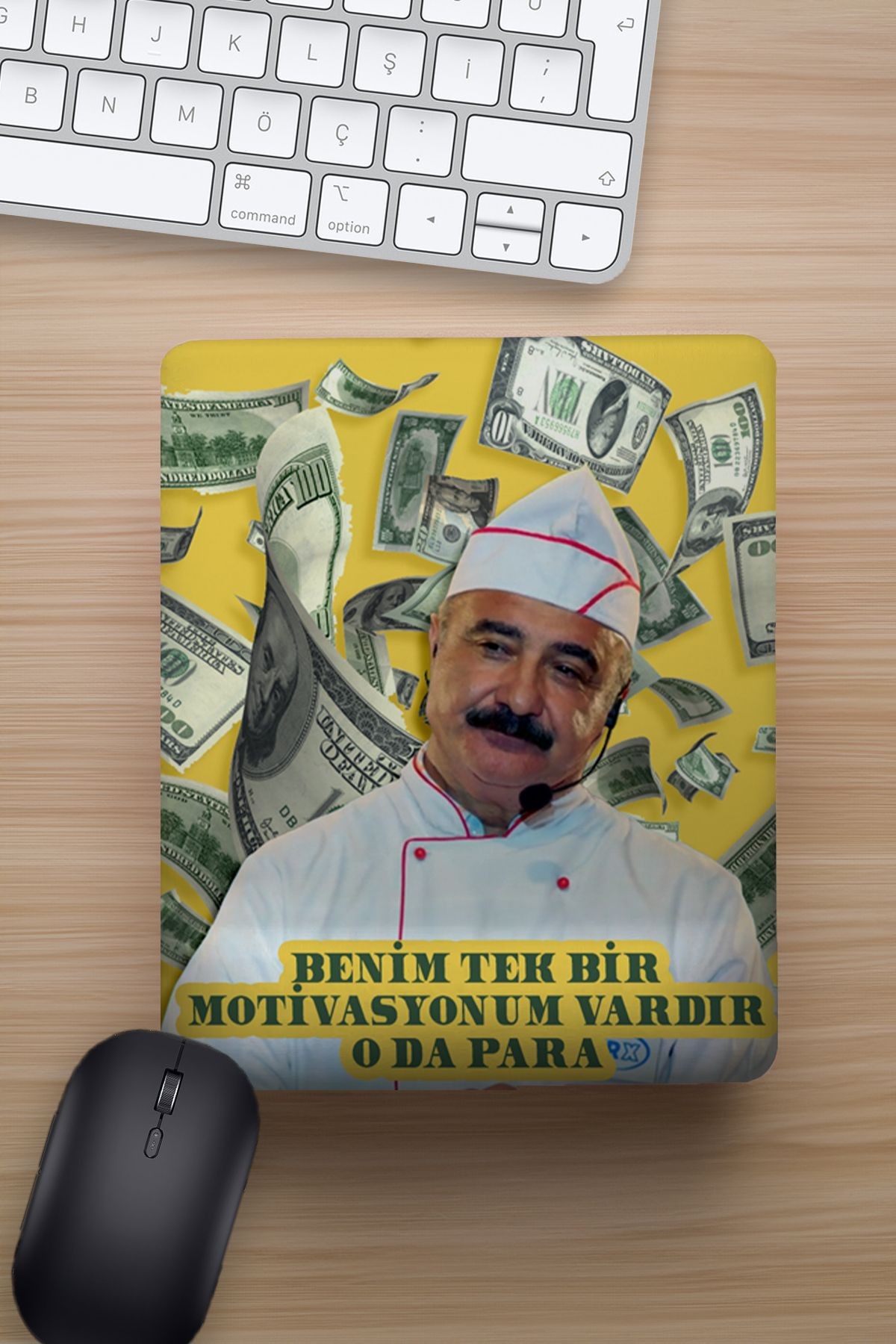 Erdal Bakkal ''Motivasyon'' Bilek Destekli Eğlenceli Tasarımlı Hediyelik Mousepad