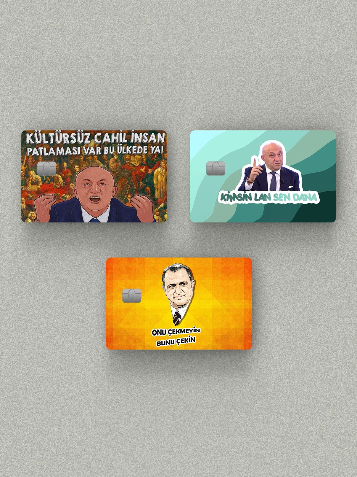 İmparatoree 3'lü Set Kredi Kartı & Akbil Sticker Kaplama