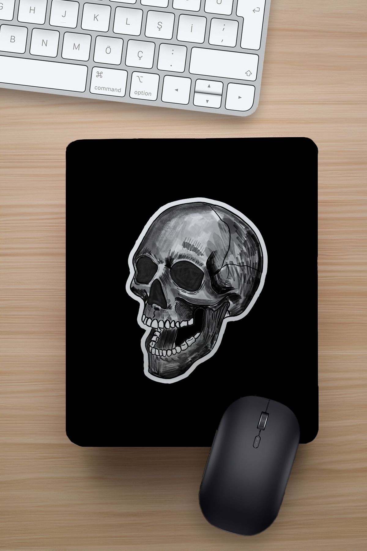 Ily Art Kuru Kafa Bilek Destekli Eğlenceli Tasarımlı Hediyelik Mousepad