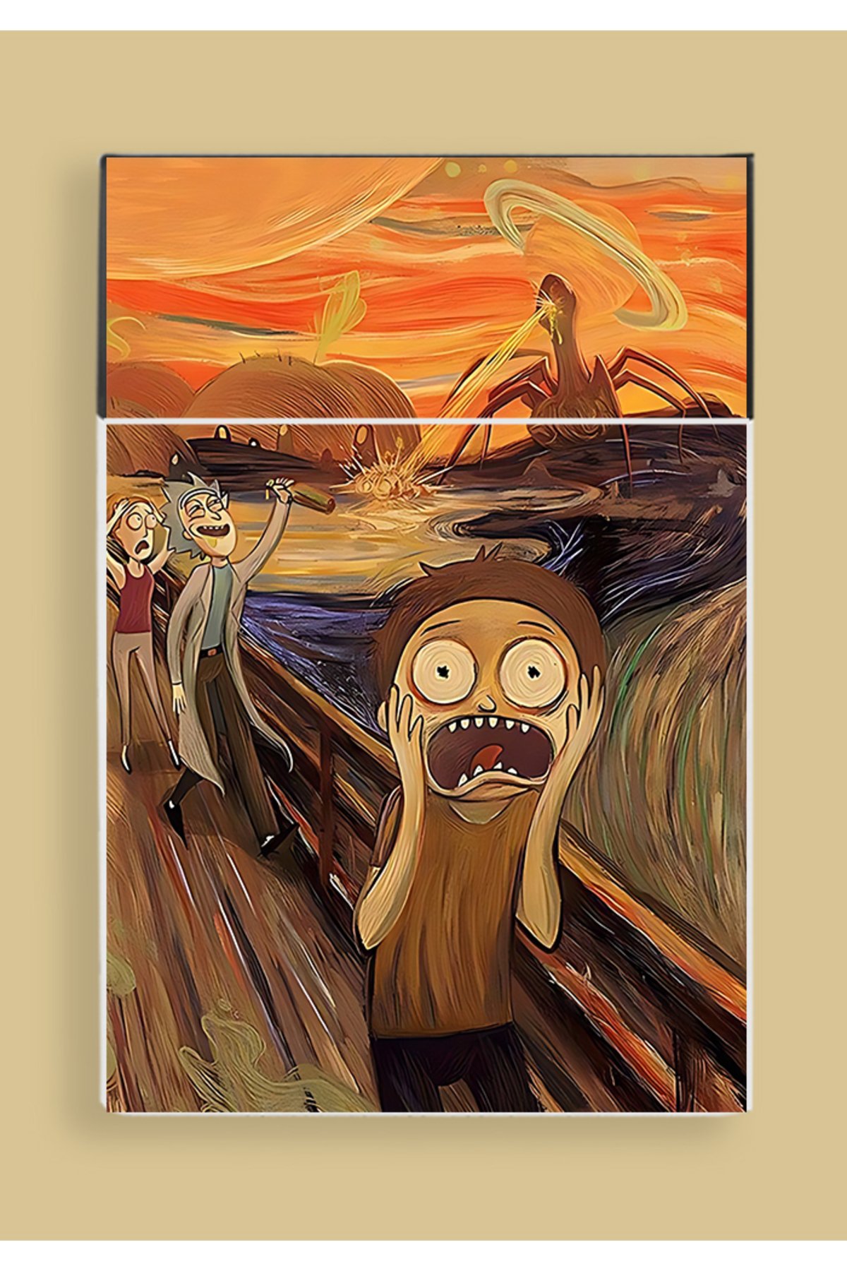 Rick ve Morty Çığlık Hediyelik Sigara & Aksesuar Tabakası