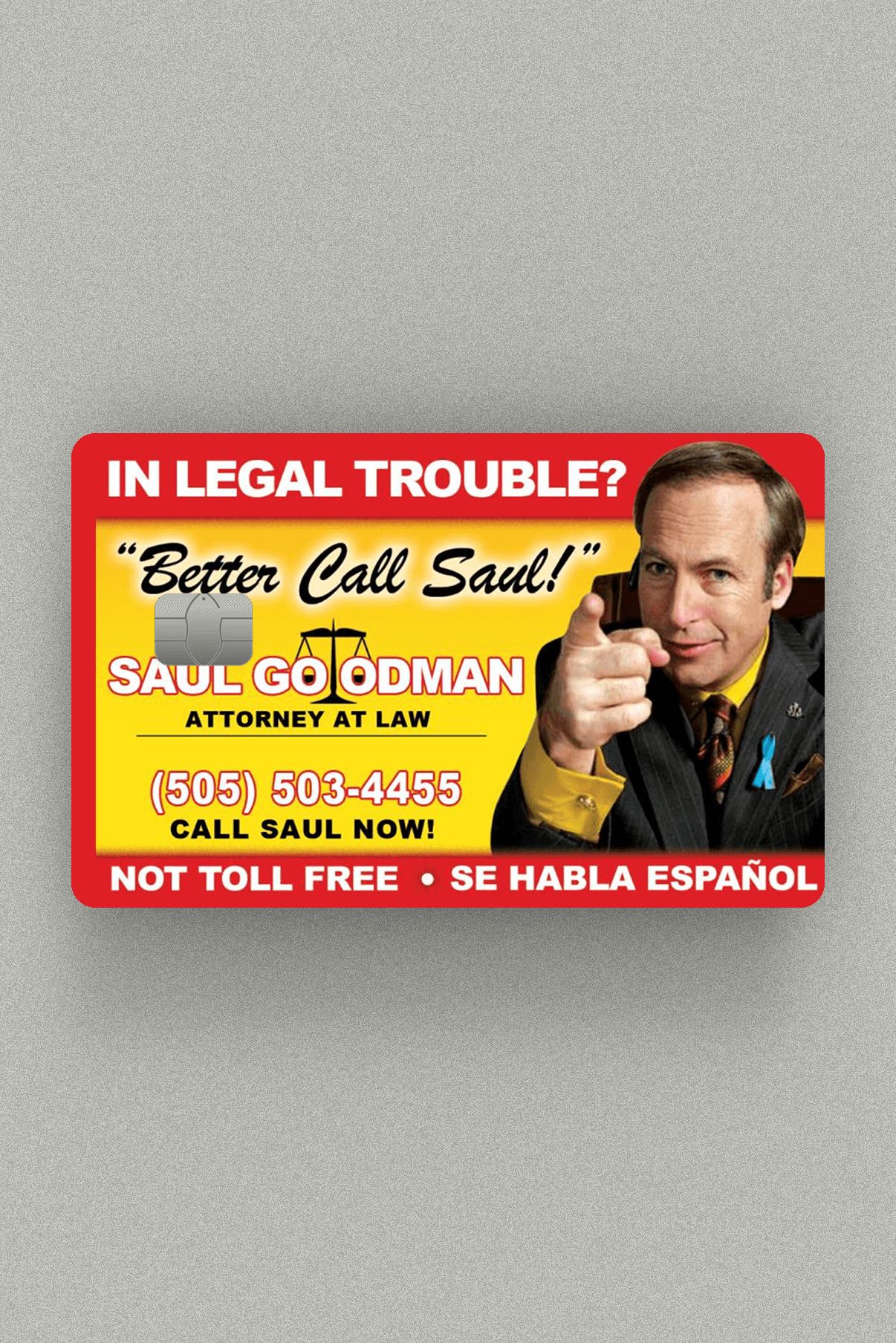 Better Call Saul Kartvizit Kredi Kartı & Akbil Sticker Kaplama