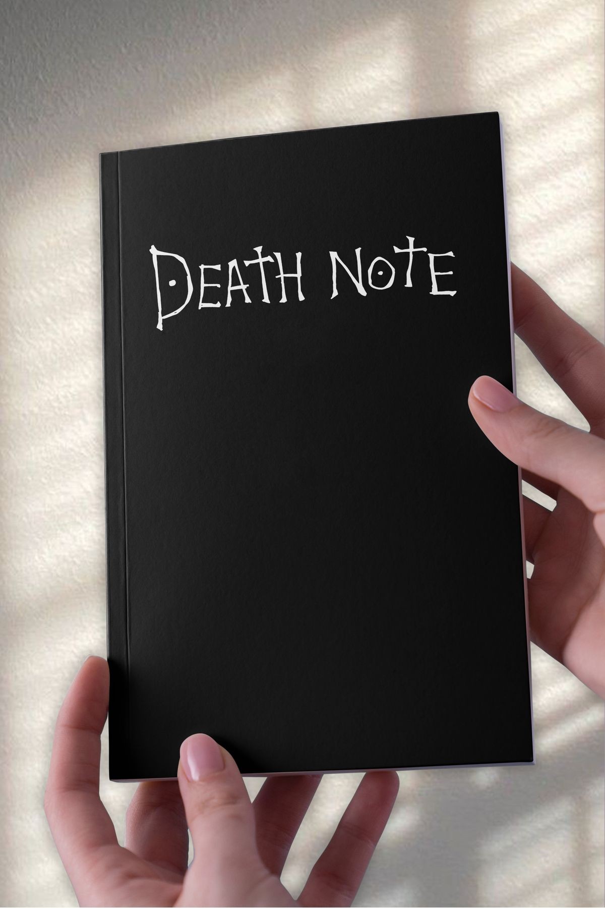 Death Note Siyah A5 Çizgisiz Günlük, Hediyelik Günlük Not Defteri (50 Sayfa)