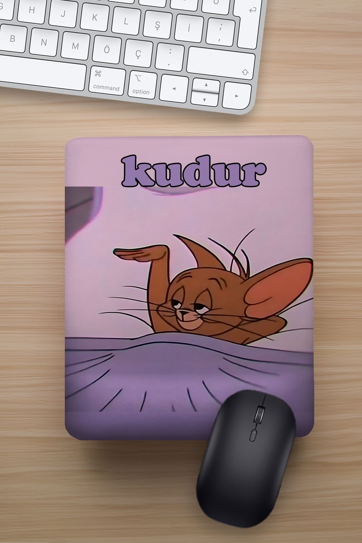 Jerry ''Kudur'' Bilek Destekli Eğlenceli Tasarımlı Hediyelik Mousepad