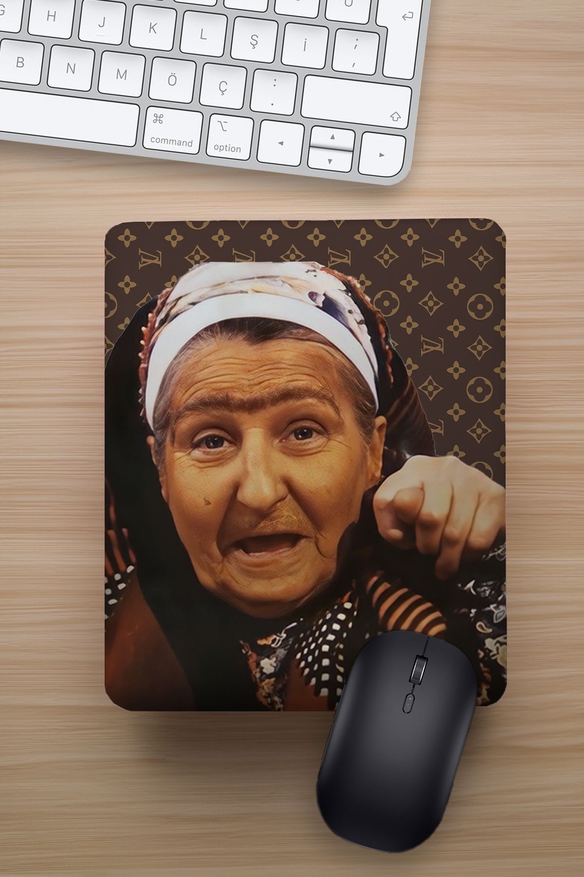 Nine Nah Bilek Destekli Eğlenceli Tasarımlı Hediyelik Mousepad