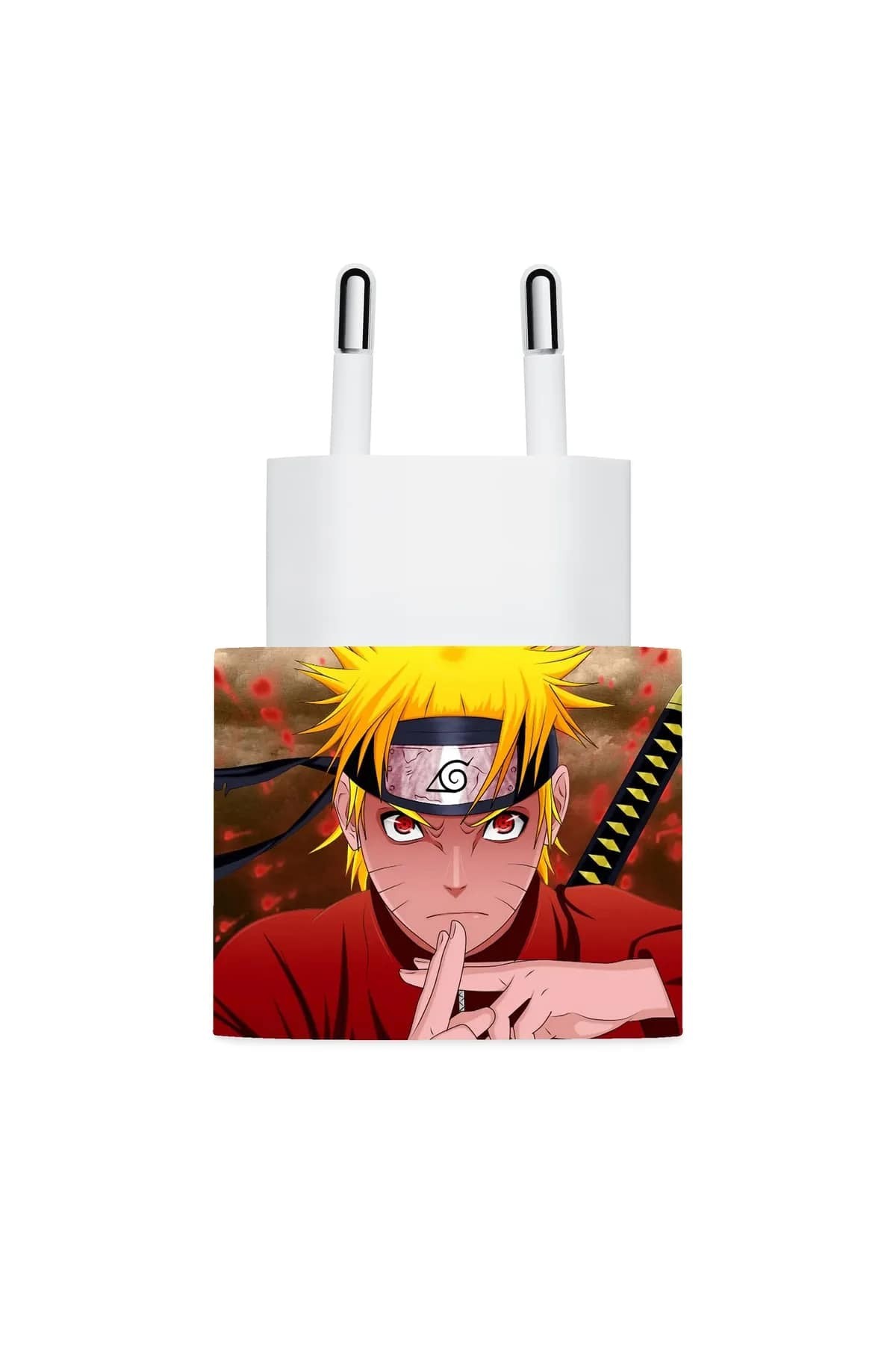 iPhone 20W Şarj Aleti Kaplaması - Naruto Kolaj