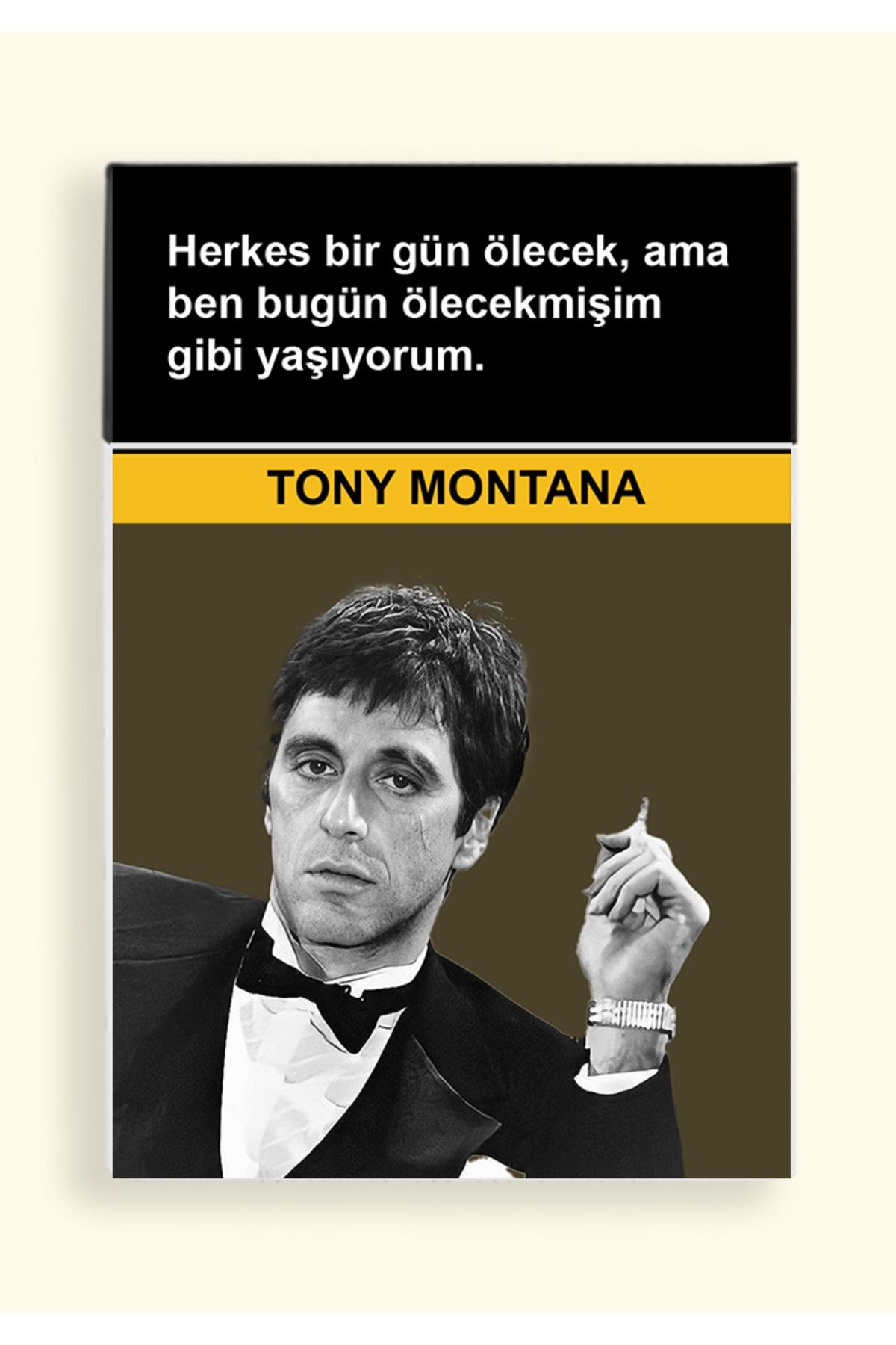 Al Pachino ''Tony Montana'' Hediyelik Sigara & Aksesuar Tabakası