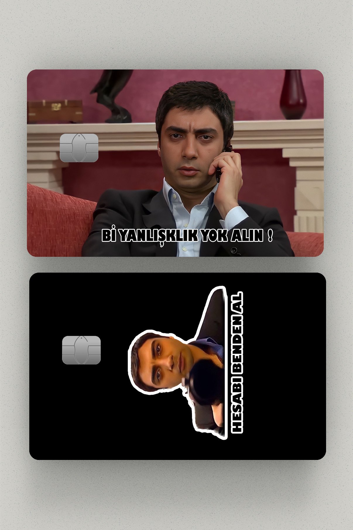 Polat Alemdar 2'li Kredi Kartı & Akbil Sticker Kaplama