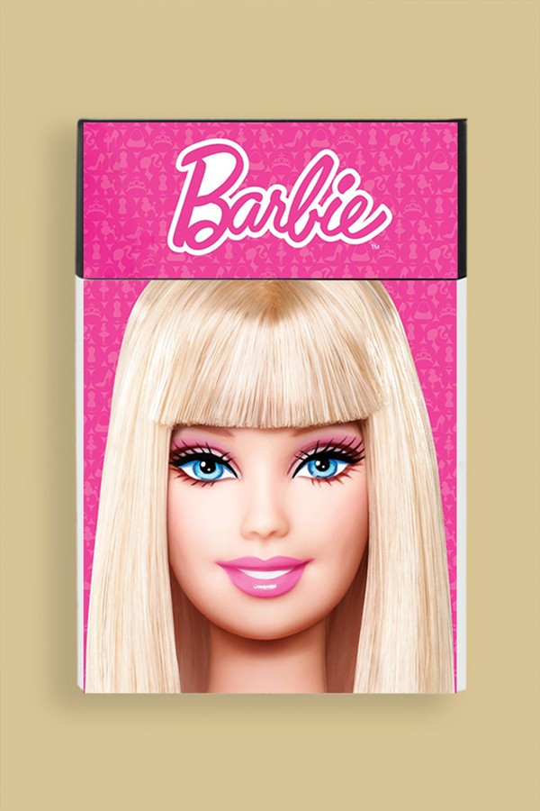 Barbie Pembe Portre Standart Sigara Tabakası Kutusu