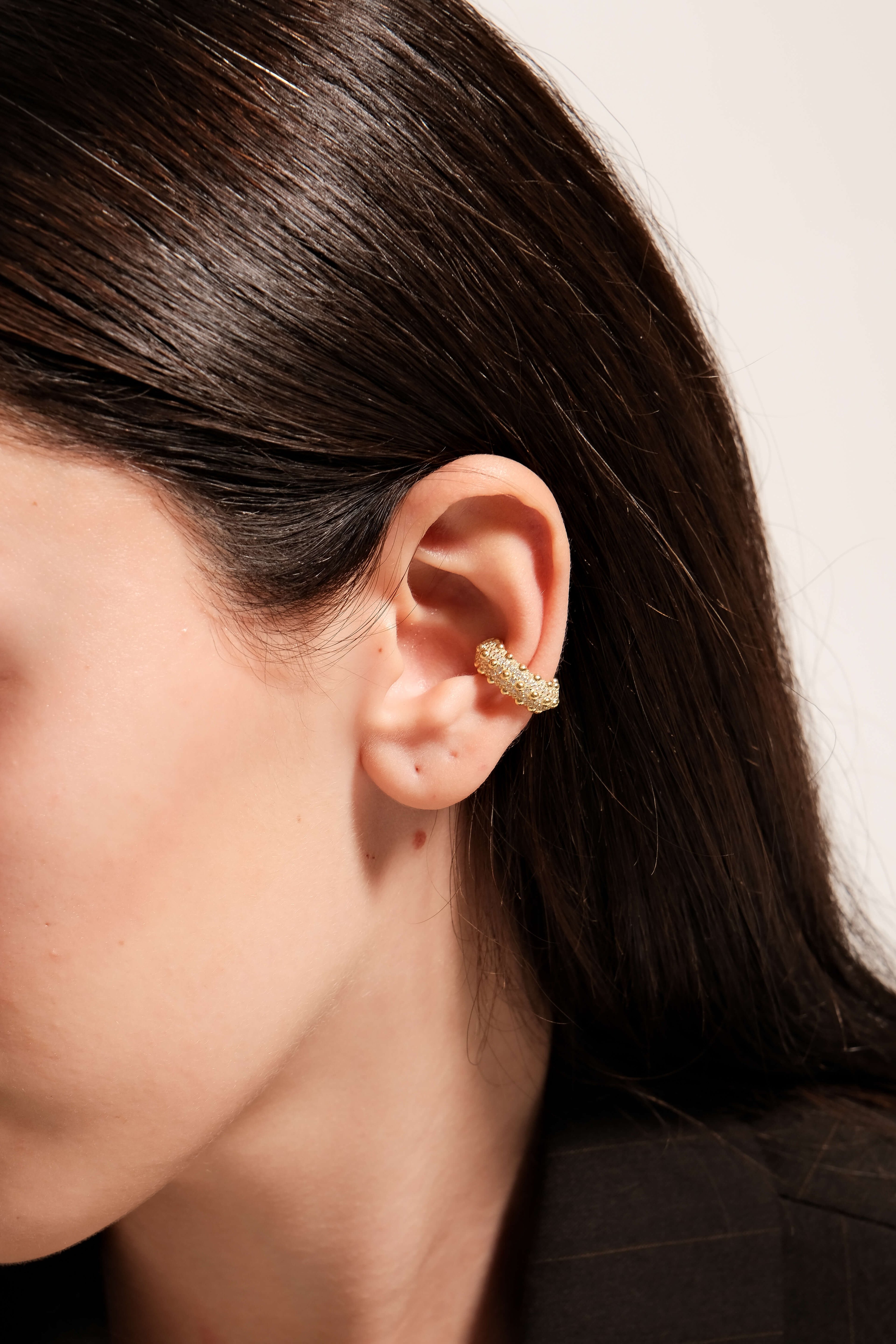 925 Ayar Gümüş | Taşlı Earcuff