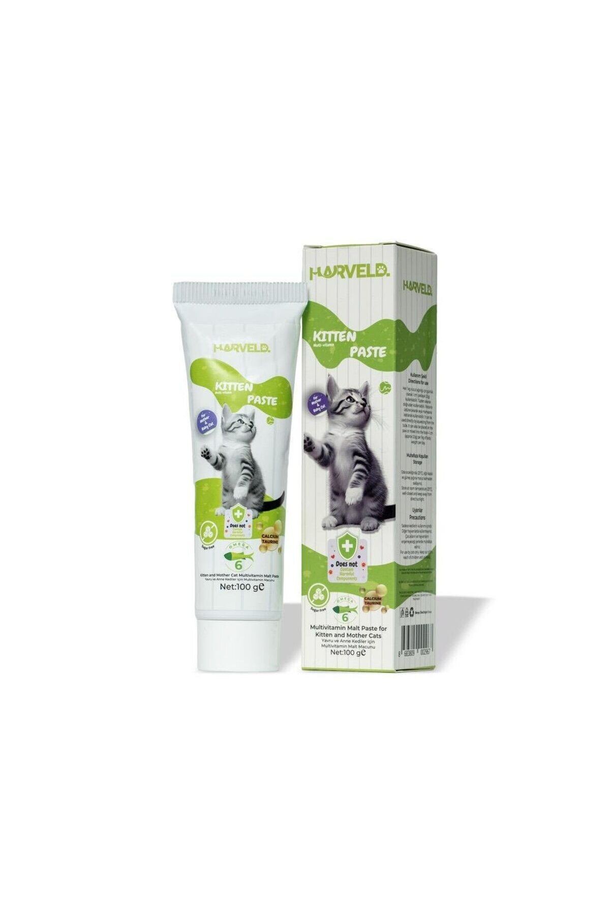 Kitten Paste Anne Yavru Kedi Bağışıklık Sindirim Iskelet Kas Sistemi Destekleyici 12 Vitamin Macun