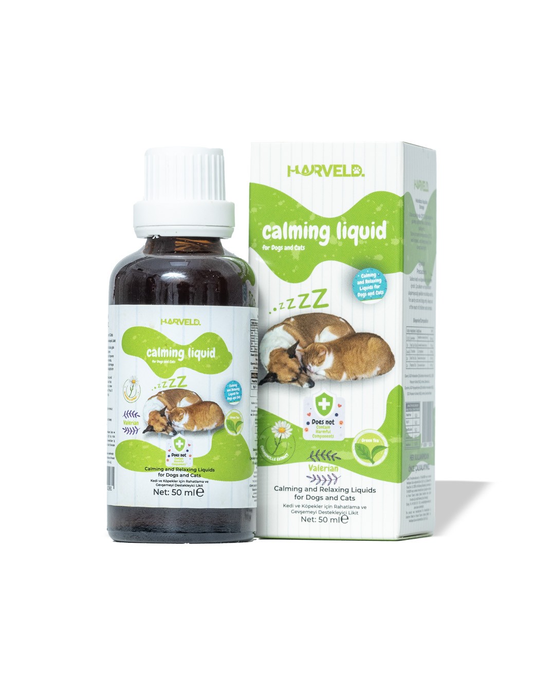 Harveld Calming Down Kedi Yolculuk Seyahat Günlük Hayat Stres Giderici Rahatlatıcı Gevşetici