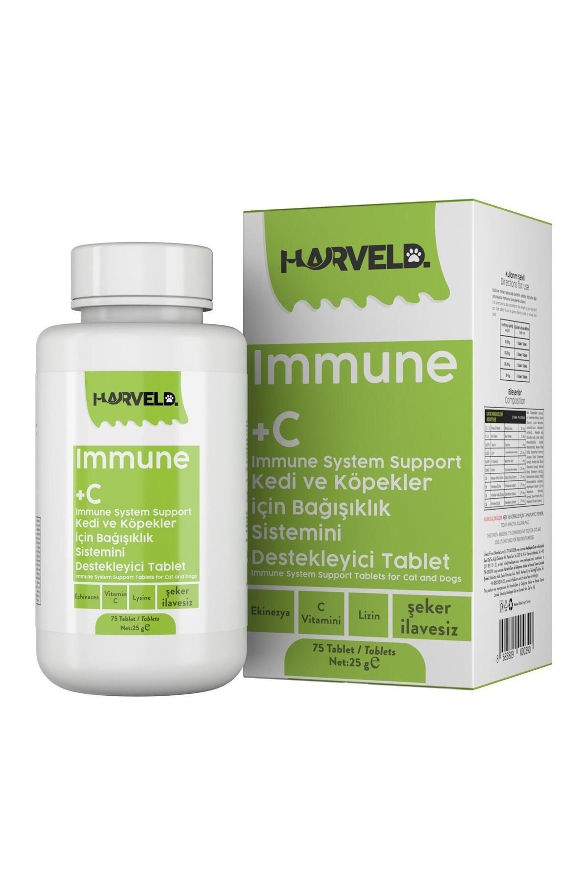 Immune C Kedi Köpek Bağışıklık Sistemi Destekleyici Vitamin Mineral Kaynağı Şeker Ilavesiz Tablet
