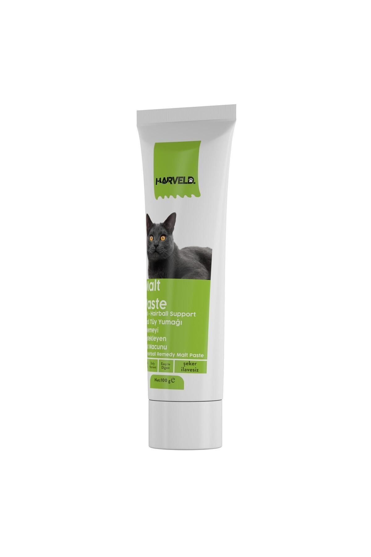 Malt Paste Hairball Kedi Tüy Yumak Sorun Önleyici Prebiotik Sindirim Sistemi Düzenleyici Macun 100gr