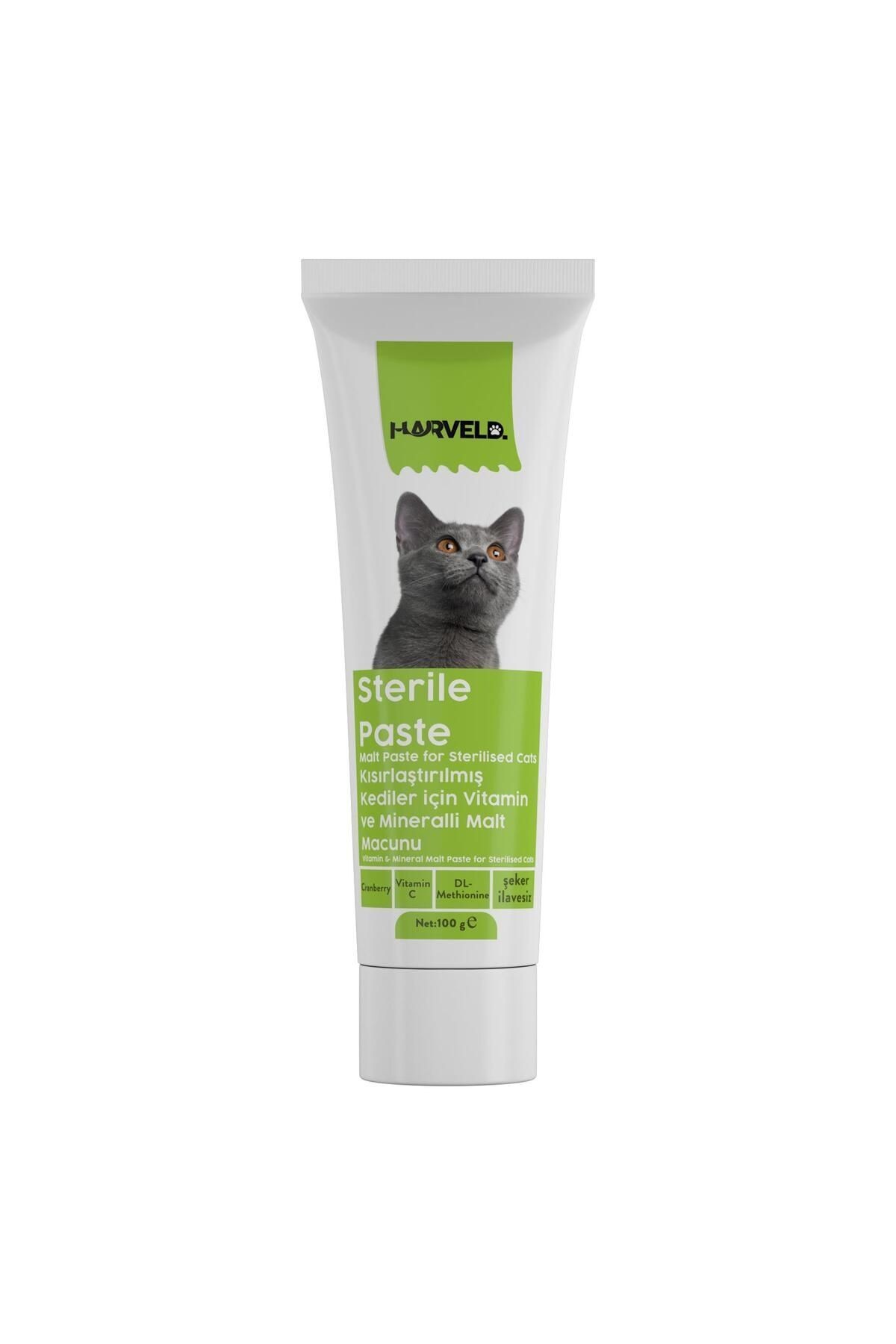 Sterile Paste Kısırlaştırılmış Kedi Bağışıklık Sağlığı Vitamin Mineral Şeker Ilavesiz Macun 100 gr
