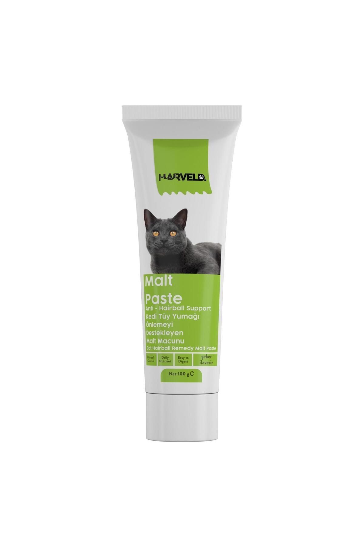 Malt Paste Hairball Kedi Tüy Yumak Sorun Önleyici Prebiotik Sindirim Sistemi Düzenleyici Macun 100gr