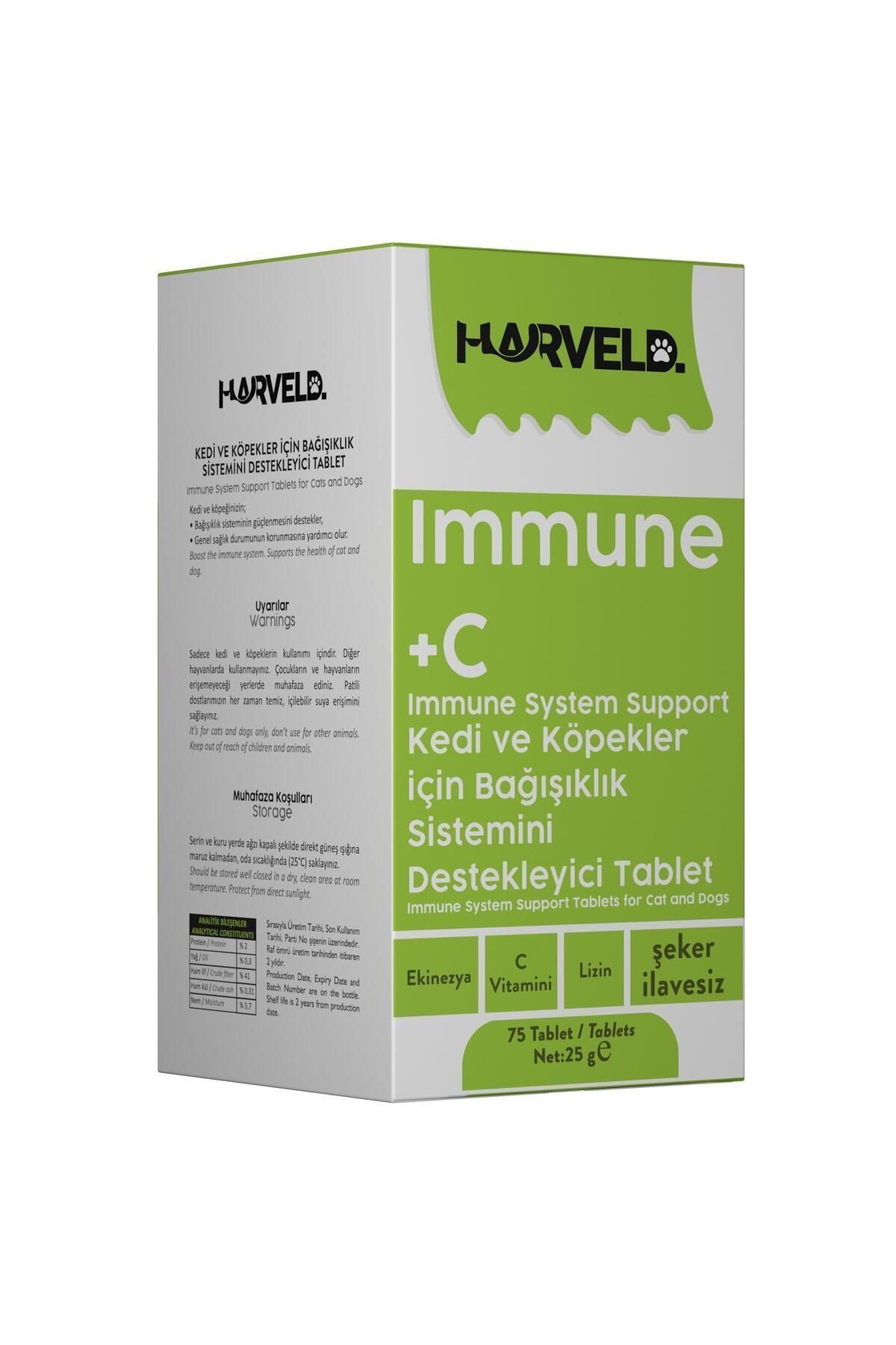 Immune C Kedi Köpek Bağışıklık Sistemi Destekleyici Vitamin Mineral Kaynağı Şeker Ilavesiz Tablet