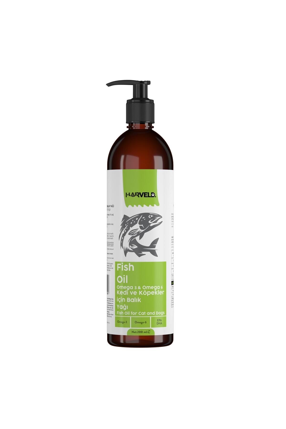 Fish Oil Kedi Köpek Omega 3 Omega 6 Kaynağı Eklem Sağlığı Bağışıklık Destekleyici Balık Yağ 200ml