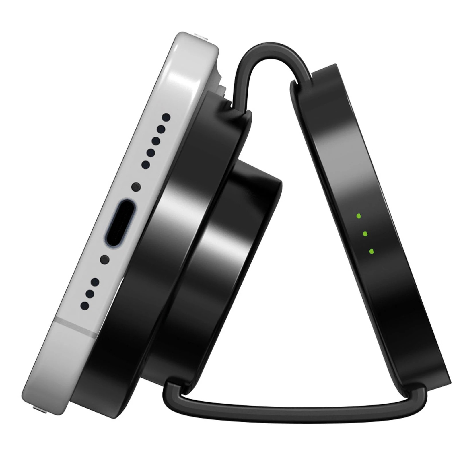 KERVAN SİYAH 3 LÜ WIRELESS ŞARJ STANDI