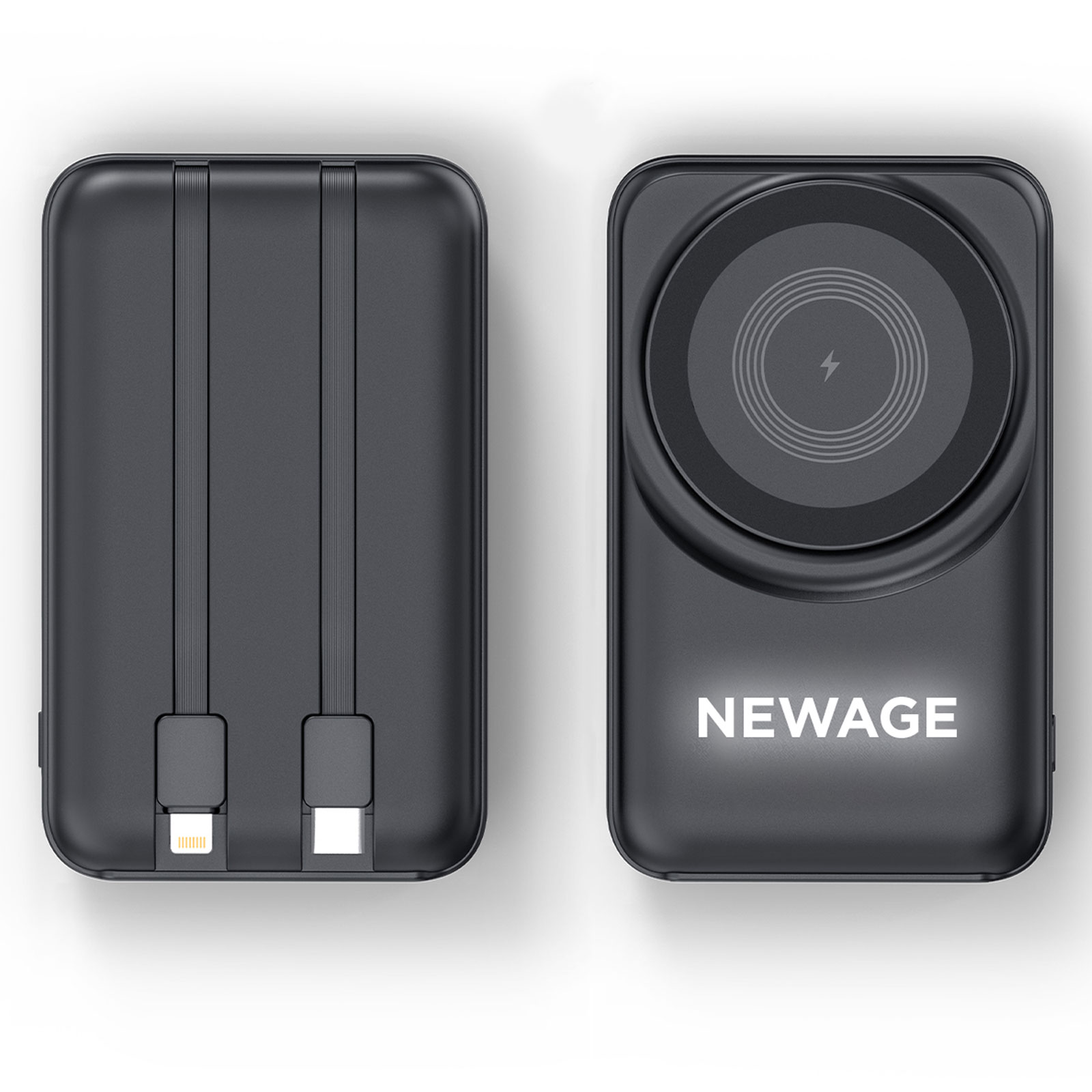 KÜÇÜKLER 10.000 MAH SİYAH MAGSAFE  ve  WIRELESS POWERBANK