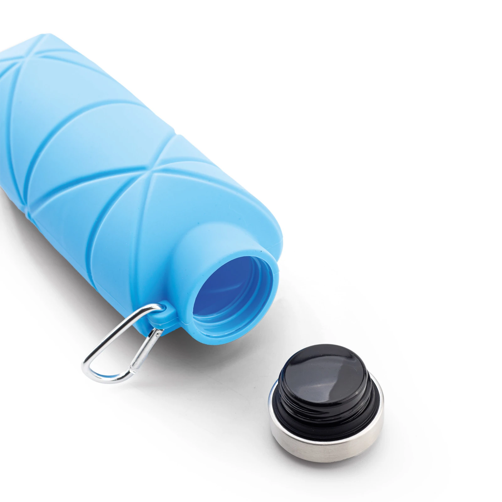 AYDENİZ LACİVERT 700 ML KATLANABİLİR SİLİKON MATARA