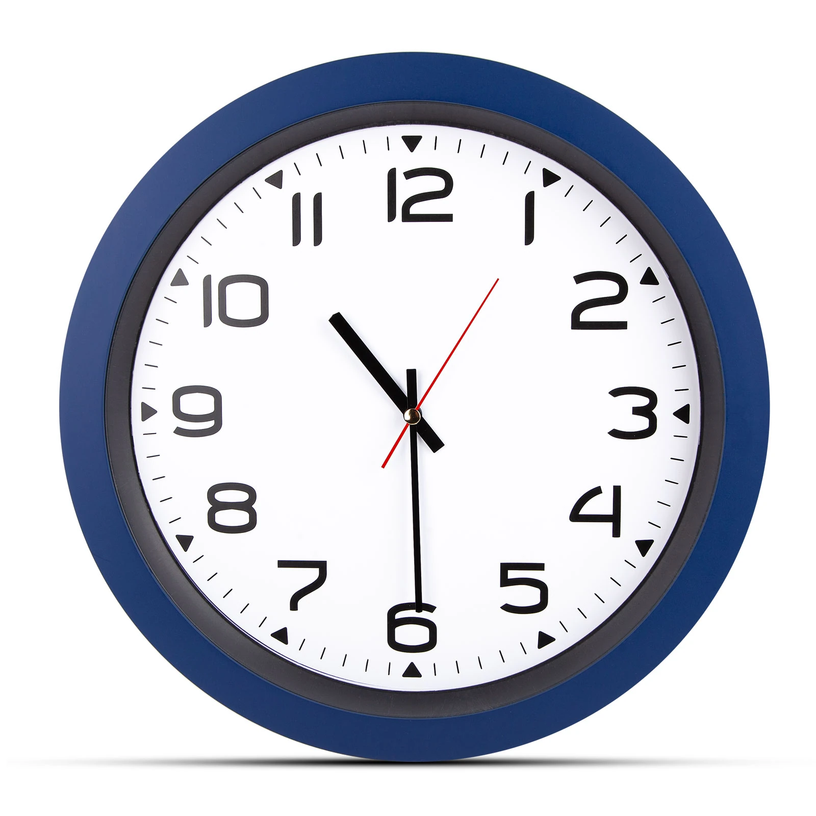 HERA LACİVERT PLASTİK KASA DUVAR SAATİ (350MM)