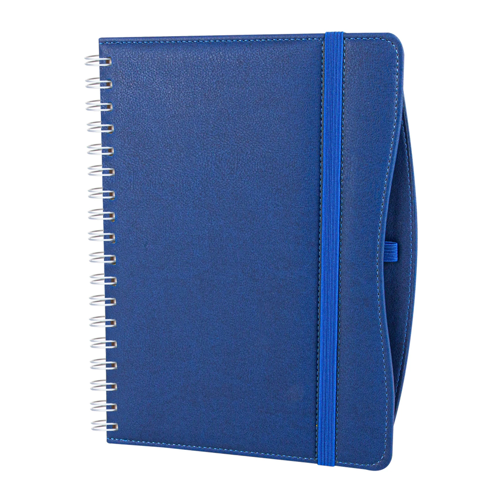 İVEDİK LACİVERT SPİRALLİ TARİHLİ AJANDA (17X24 CM)