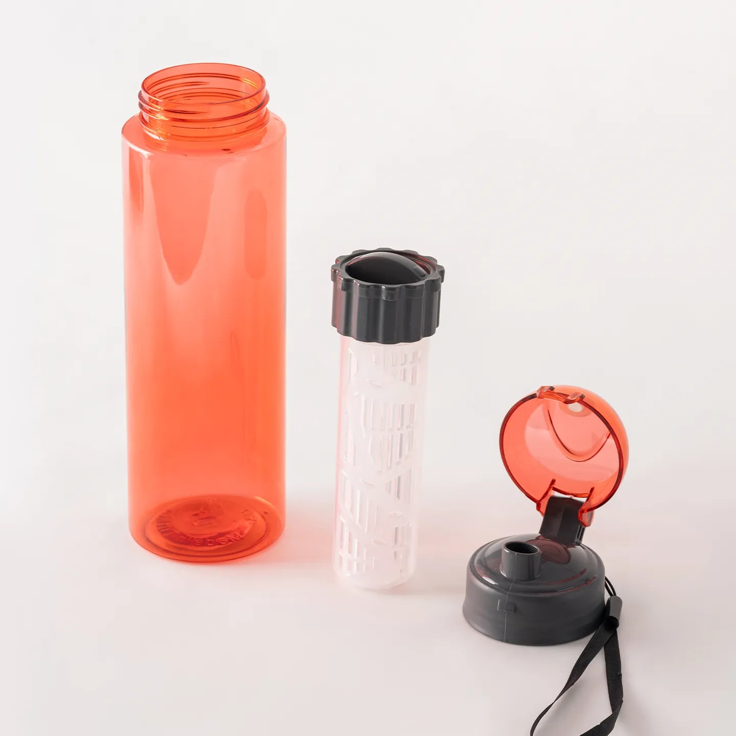 Baskılı 800 ML Detoks Filtreli Plastik Su Şişesi