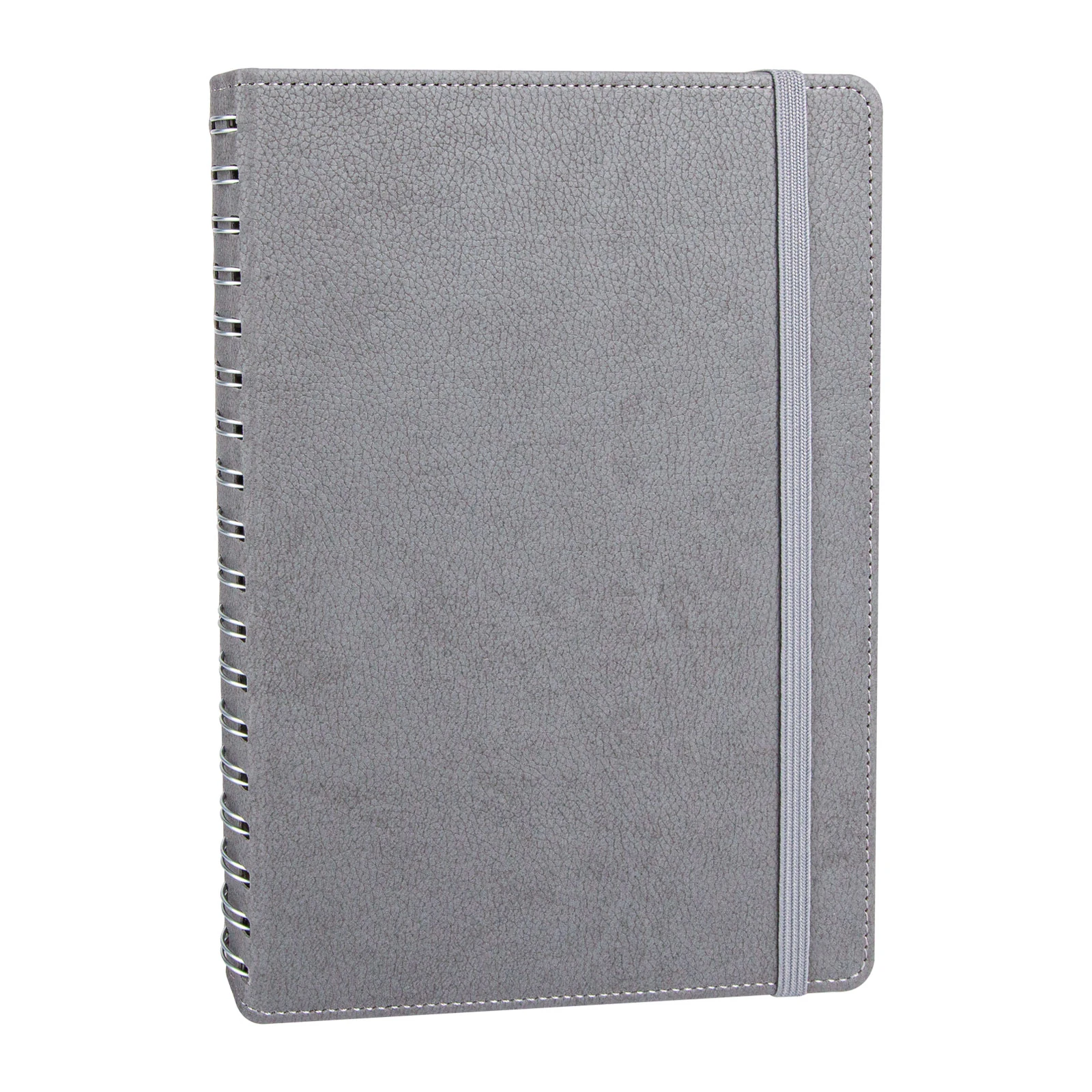 SÖĞÜTÖZÜ GRİ SPİRALLİ TARİHSİZ DEFTER (17X24 CM)