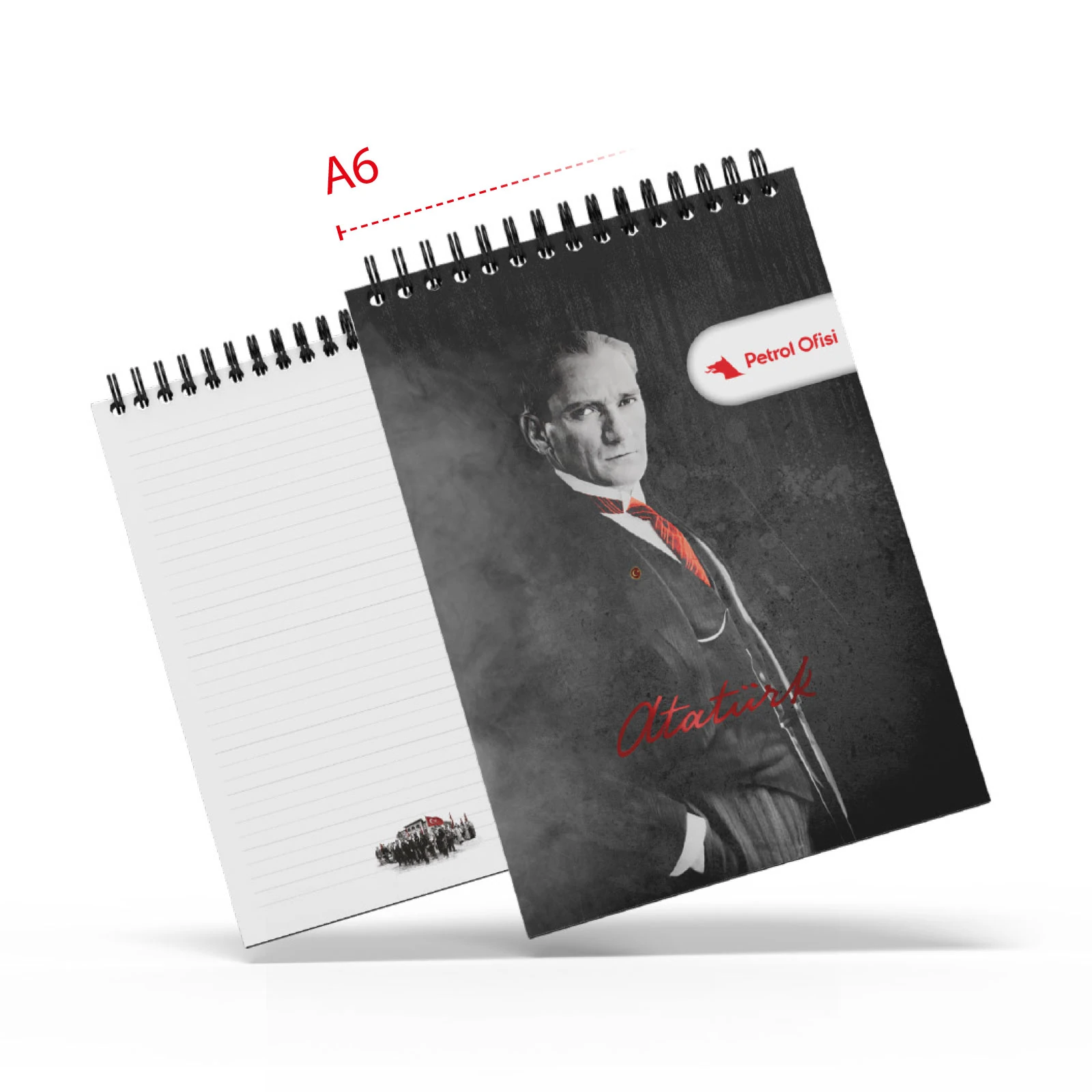 ALA-29 ATA SPİRALLİ A6 BLOKNOT