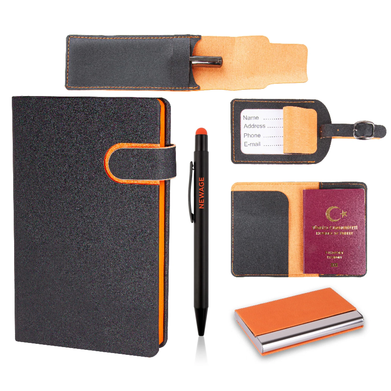 DİKİLİTAŞ TURUNCU HEDİYELİK SET