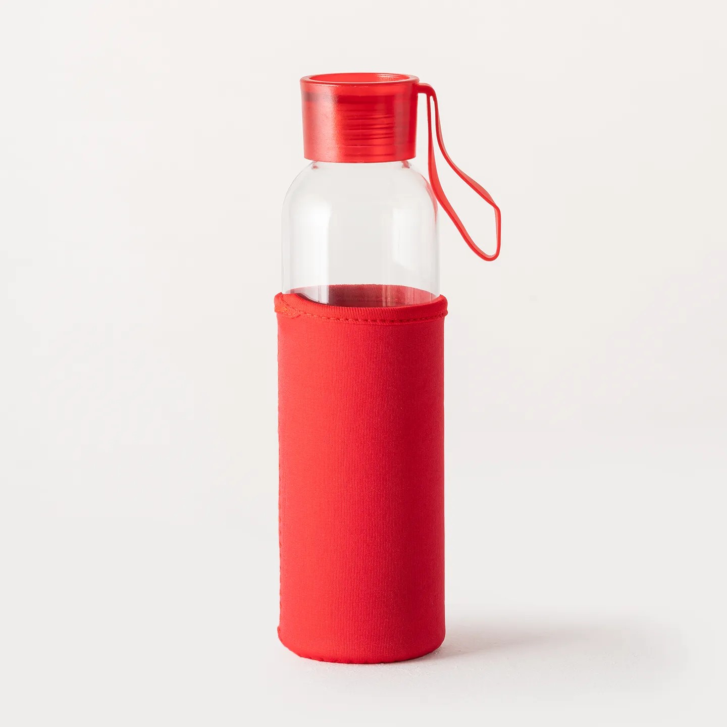500ml Kılıflı Geri Dönüştürülmüş Cam Su Şişesi