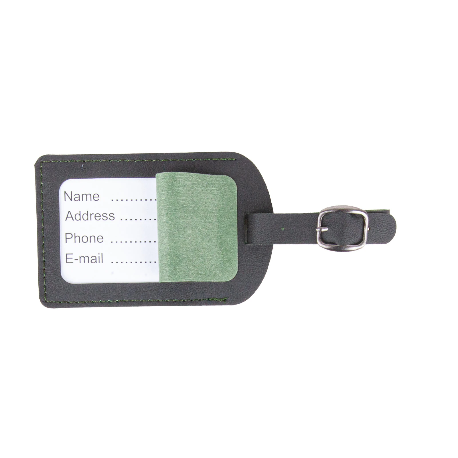 BAGAJ ETİKETİ YEŞİL DERİ