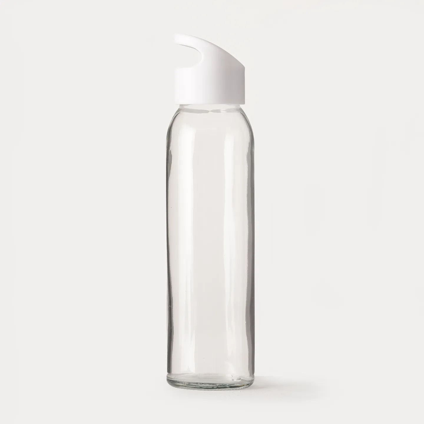 Baskılı 470 ml Cam Su Şişesi