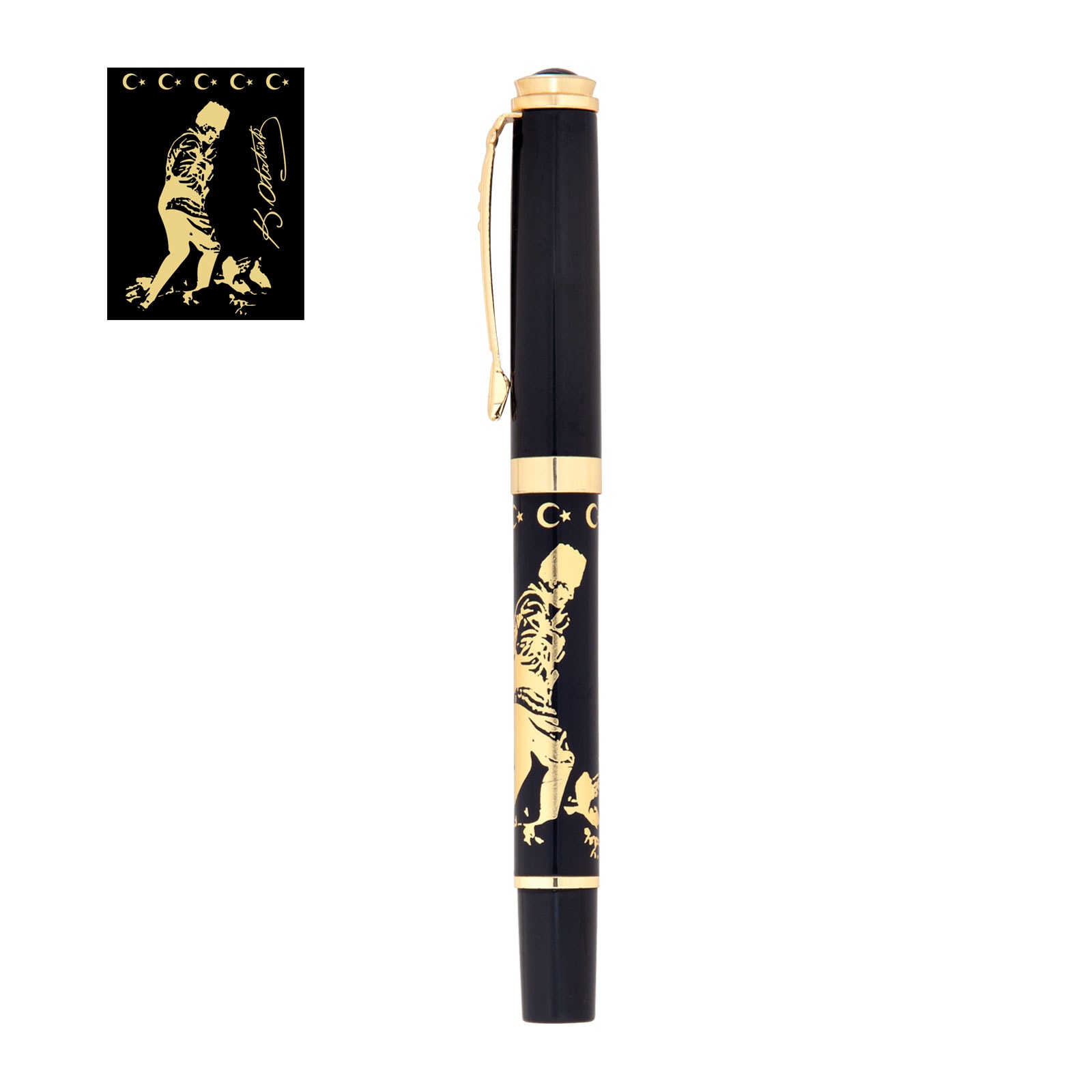 YÜREĞİR ATATÜRK KABARTMALI TEKLİ KALEM SETİ 