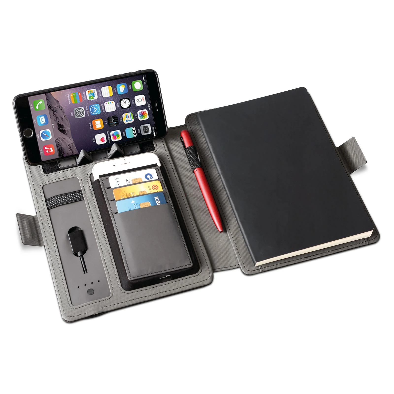 ALANYA 8.000 MAH WIRELESS POWERBANK ORGANİZER