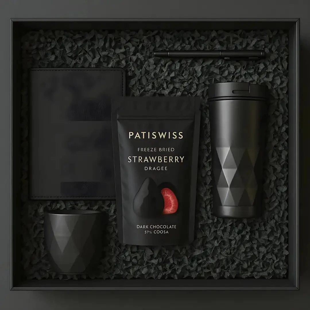 Termos Kupa Ajanda Kalem Çikolata Logo Baskılı Kurumsal Hediye Kutusu