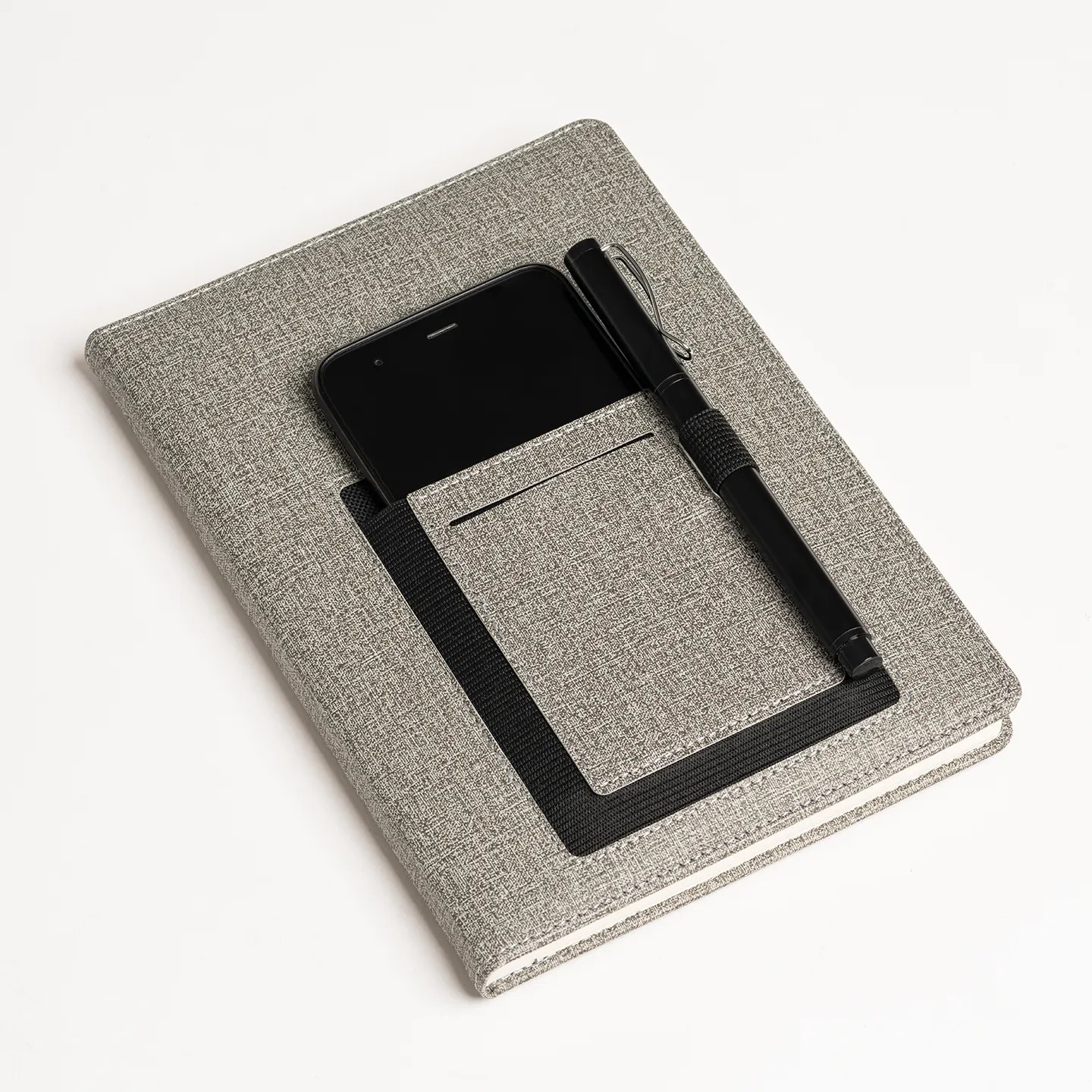Logo Baskılı 15 x 21 cm Termo PU Sert Kapaklı Tarihsiz Defter