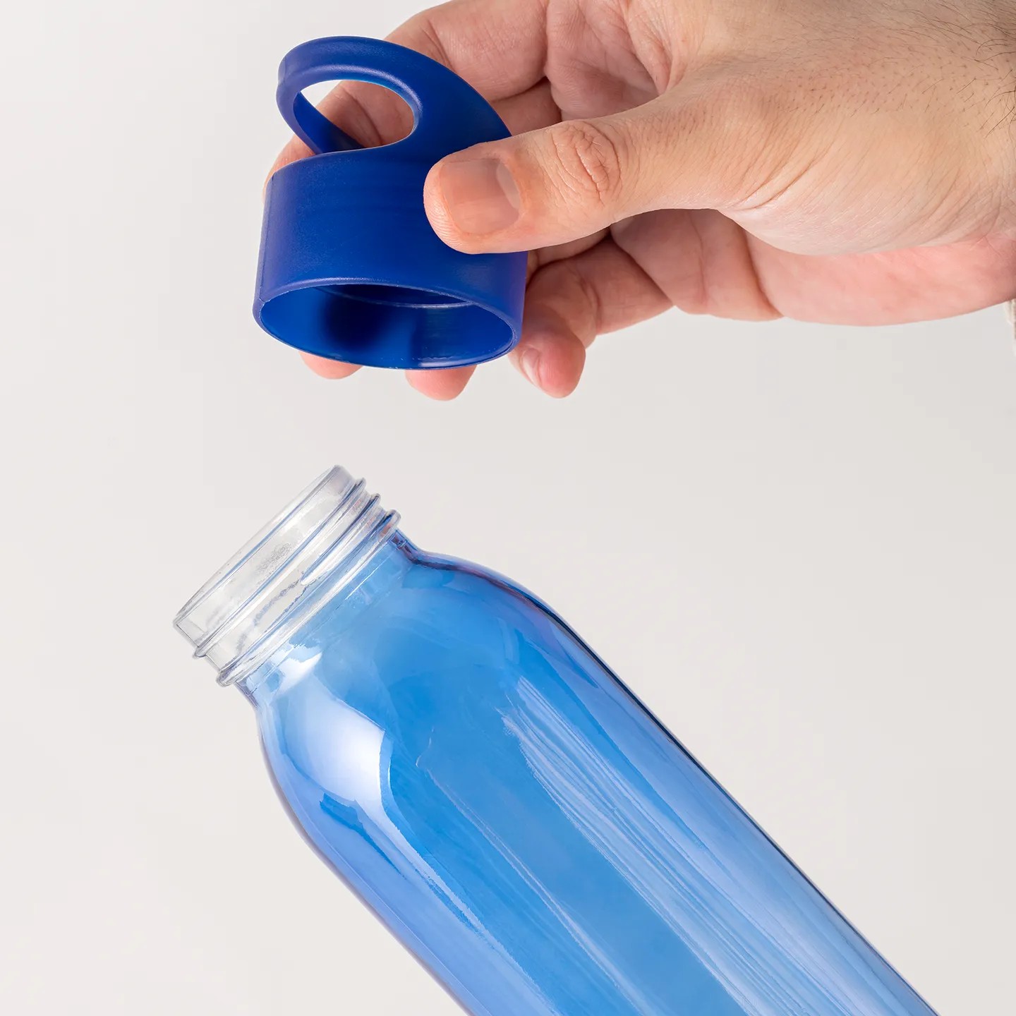 Baskılı 470 ml Cam Su Şişesi
