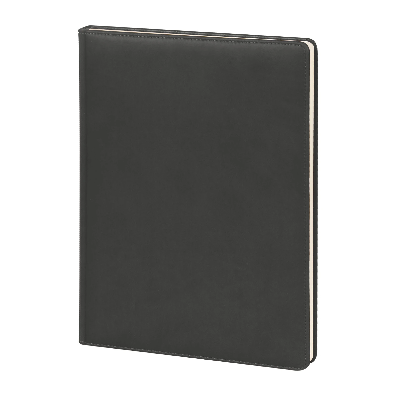 YAKACIK SİYAH TARİHLİ GÜNLÜK CİLTLİ AJANDA (20X28 CM)