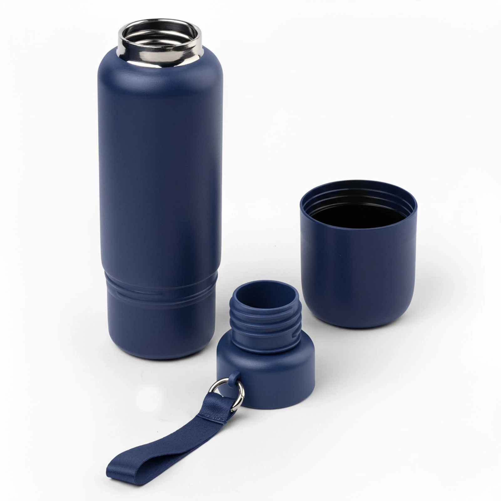 ULUDAĞ LACİVERT 500 ML BARDAKLI TERMOS