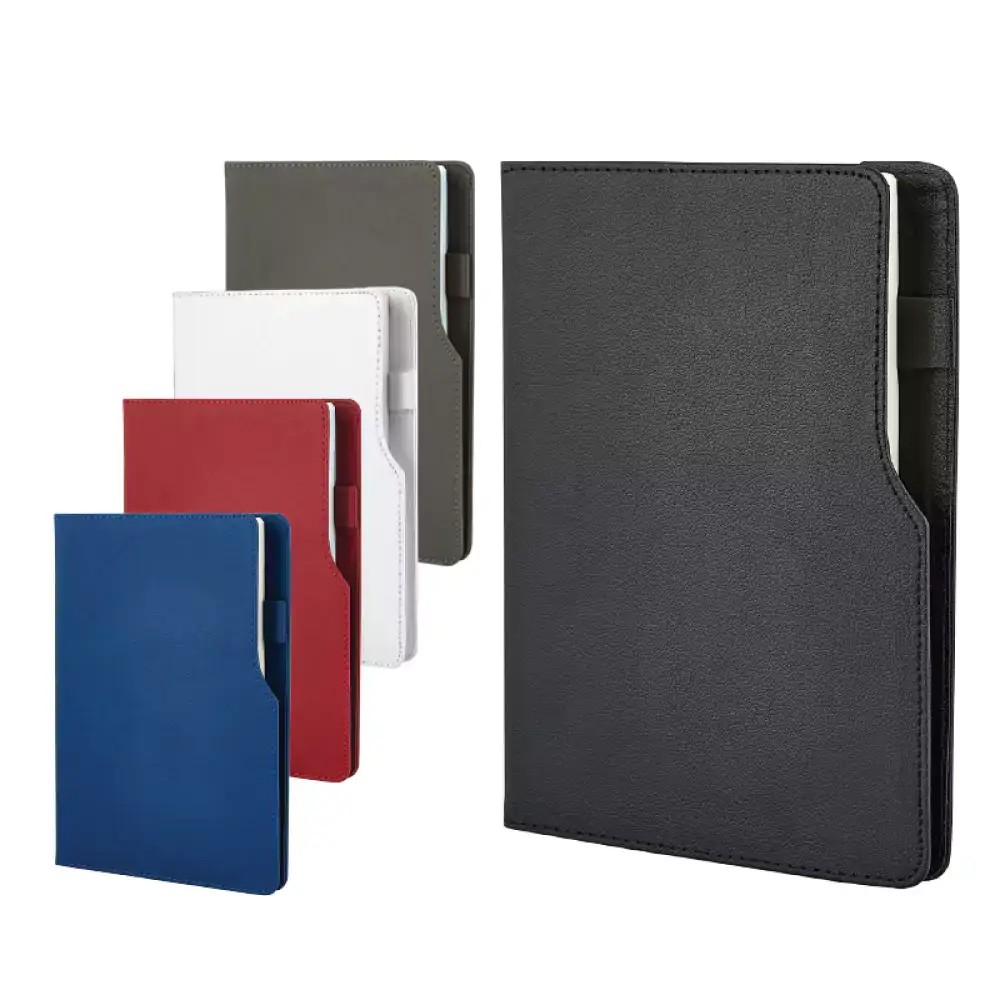 Logo Baskılı 15x21 cm Termo Deri Tarihsiz Defter EKONOMİK 55 GR Holmen İç Kağıt