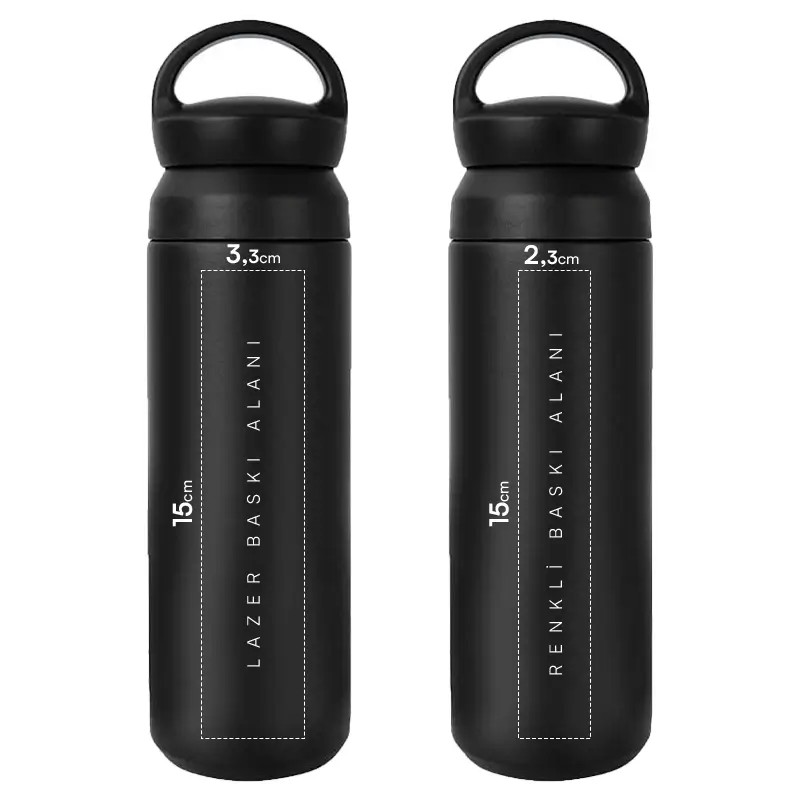 Logo Baskılı Renkli 500 ml Çelik Termos